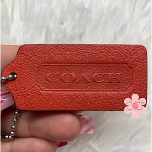 2" COACH Legacy Fob Bag Charm Hang tag Hangtag